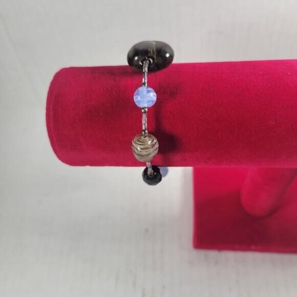 NWT Premier Designs Classic Modest Business Retro Lakeside Glass Beaded Bracelet - Picture 1 of 2